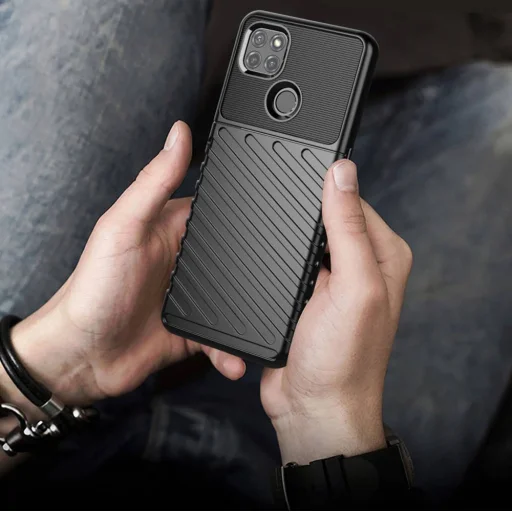 Thunder fokozott védelmet biztosító flexibilis TPU tok MOTOROLA MOTO G9 POWER fekete - 10