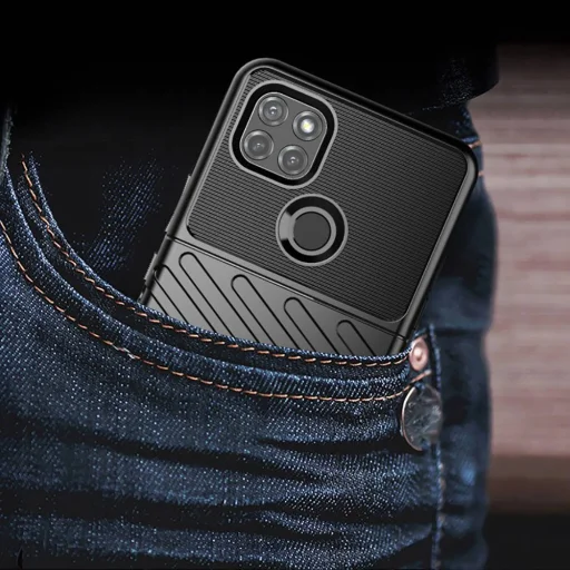 Thunder fokozott védelmet biztosító flexibilis TPU tok MOTOROLA MOTO G9 POWER fekete - 5
