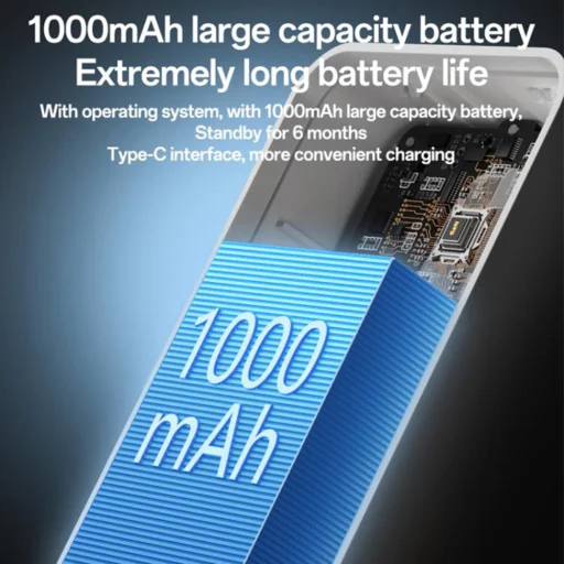 Vezeték nélküli videó kaputelefon Yesido - (KM27) - 2.4G, 2K HD 1080720px, 1000mAh, 4.3" TFT Képernyő - Fehér - 5