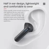 Yesido Wireless Earbuds (TWS19) - ENC-vel, Érintésvezérléssel, Bluetooth V5.3-mal, LED Kijelzővel, Félhallgató Designnal, 470mAh - Fekete thumbnail