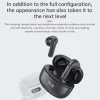 Yesido Wireless Earbuds (TWS19) - ENC-vel, Érintésvezérléssel, Bluetooth V5.3-mal, LED Kijelzővel, Félhallgató Designnal, 470mAh - Fekete thumbnail