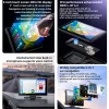 Wireless Car Stereo Yesido - DUAL HD Kamera, Bluetooth 5.2, Plug&Play, CarPlay, Android Auto, AirPlay - Fekete thumbnail
