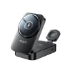 iPhone, Apple Watch, AirPods Fekete Yesido - Wireless Charging Station 3in1 (DS27), Mágneses, Összecsukható, Tartó, 15W thumbnail