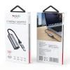Yesido Ethernet Adapter (HB26) - USB, Type-C to RJ45, Windows, MacOS, Linux, 1000Mbps - Szürke thumbnail