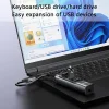 Yesido - 5 az 1-ben Dokkoló Állomás (HB24) - Type-C 3x USB, USB-C, Mini DisplayPort, PD100W, Gyors Töltés, 4K@30Hz, 5Gbps - Szürke thumbnail