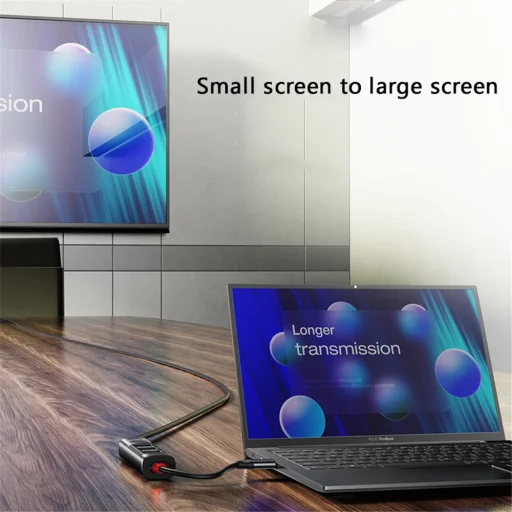 Yesido - Dokkoló Állomás 5in1 (HB23) - Type-C to 3x USB, USB-C, DisplayPort, PD100W, Gyors Töltés, 4K@30Hz, 5Gbps - Szürke - 9