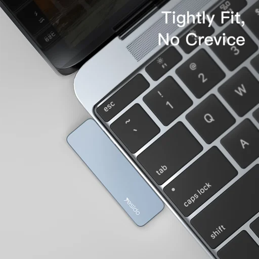 Yesido - Docking Station 4 az 1-ben (HB10) - 2x Type-C 3x USB, USB-C, SD/TF, 6 az 1-ben elosztó, Gyors töltés, 96W, 5Gbps - Szürke - 8