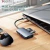 Yesido - Dokkolóállomás 7 az 1-ben (HB16) - Type-C 1x USB3.0, 2x USB2.0, TF/SD Kártya, 1x VGA, 1x Type-C, 5Gbps, PD100W - Szürke thumbnail