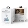 iPhone, Apple Watch, AirPods Fehér Yesido Wireless Charging Station 3in1 (DS31) - Mágneses Tartó, RGB világítás, 15W thumbnail