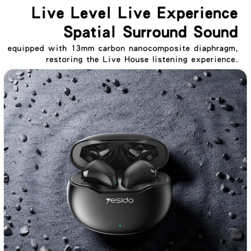 Autós tartó Yesido C28 - Mágneses rögzítés szellőzőrácshoz - Fekete - 5