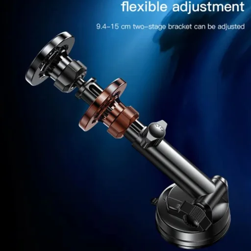 Yesido - Autós Telefontartó (C158) - Szélvédőre, Műszerfalra, Szellőzőrácsra - Fekete - 6