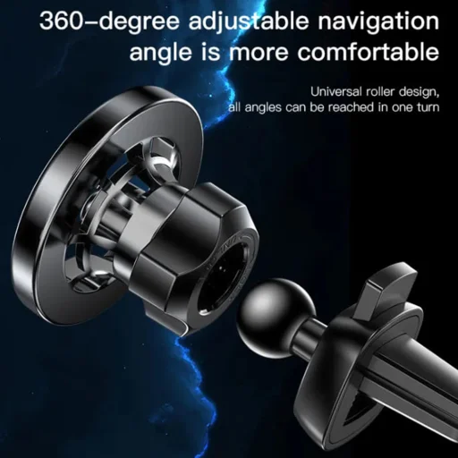 Yesido - Autós Telefontartó (C158) - Szélvédőre, Műszerfalra, Szellőzőrácsra - Fekete - 4