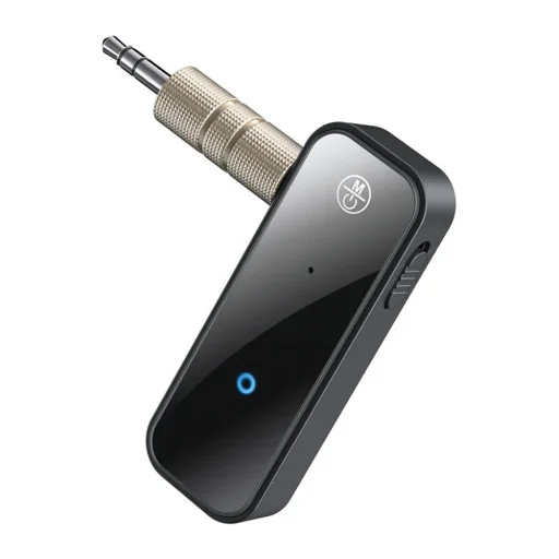 Yesido - Audio Adapter Bluetooth (YAU25) - 3.5mm Aux Jack - Fekete - 1