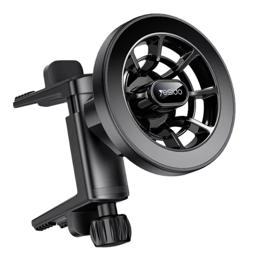 Mercedes Légkondicionáló Nyílás Yesido - Car Holder (C221) - Mágneses, 720°, Luxus Kivitel, Magas Szívósság - Fekete - 1