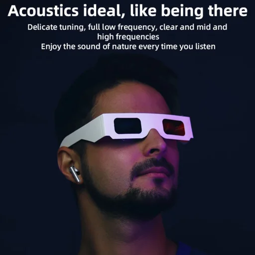 Yesido TWS23 Wireless Fülhallgató - Zajszűréssel, Érintésvezérléssel, Bluetooth V5.3, Fülbe helyezhető kialakítással, 300mAh - Fekete - 5