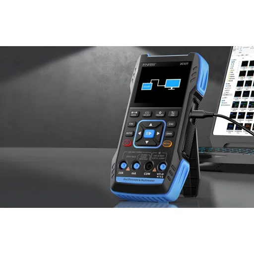 FNIRSI 2C53T hordozható 3 az 1-ben oszcilloszkóp multiméter jelgenerátor - 7