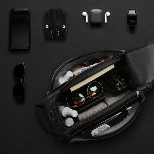 Wozinsky Kerékpár Táska Vállpánttal 13L Fekete - 20