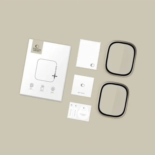 Apple Watch Ultra 1 / 2 / 3 (49 mm) Titanium üvegfólia Tech-protect Glass Ring 2-pack - 5