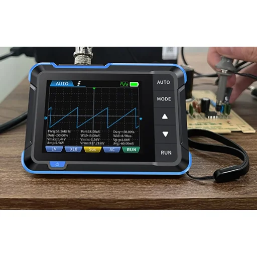 FNIRSI DSO153 hordozható mini 2 az 1-ben oszcilloszkóp jelgenerátor - 4