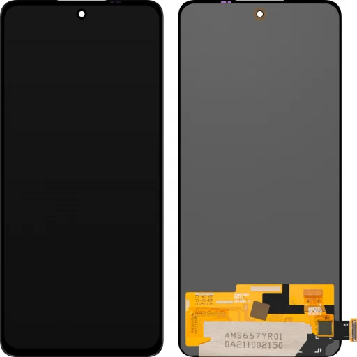 LCD kijelző modul MP Xiaomi Redmi Note 14 5G-hez, keret nélkül, utángyártott, fekete - 1