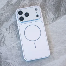 iPhone 17 Pro Max ezüst tok üveg kamera lencse védővel Magsafe AG Glass