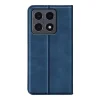 Xiaomi 15T Pro mágneses flip bőrtok – Retro-skin, kék