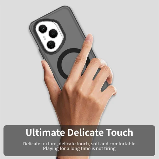 Honor 400 Pro Magsafe kompatibilis hibrid Candy tok – fekete (160,8 mm Global verzió) - 3