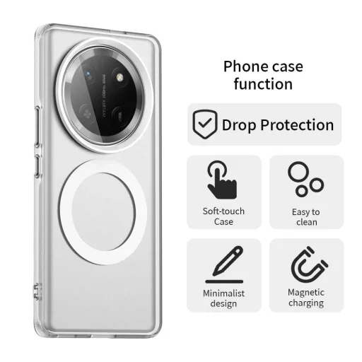  Honor Magic7 Lite / X9c Fehér Techsuit CandyCase MagSafe tok - 2