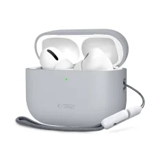 Apple AirPods Pro 3 Tech-protect Silicone tok Szürke Kréta