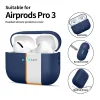 Apple AirPods Pro 3 Tech-protect szilikon tok, sötétkék - 4