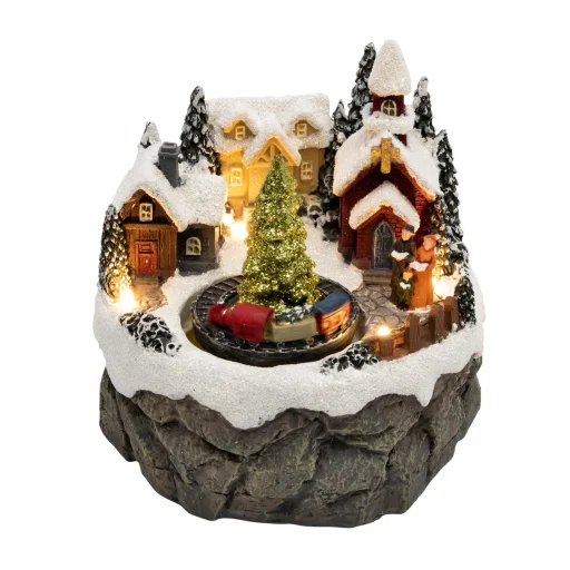 Világító templom, vonattal - 1