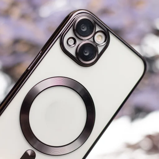  iPhone 17 Pro Max 6,9" Szín Króm Mag fekete tok - 5