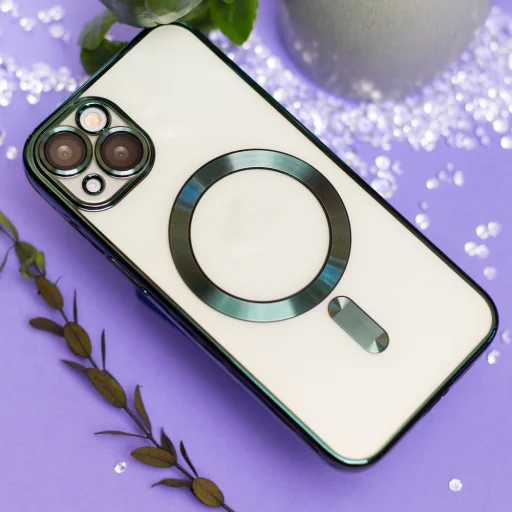  iPhone 17 Pro Max 6,9" zöld Szín Króm Mag tok - 6