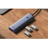 Baseus UltraJoy 4 az 1-ben Hub USB-A+4xUSB 3.0 (szürke) thumbnail