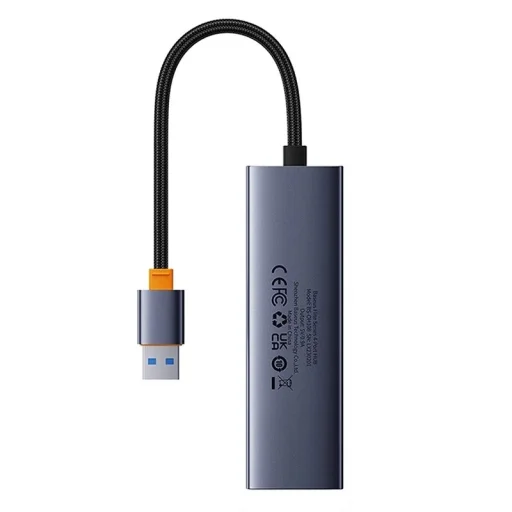 Baseus UltraJoy 4 az 1-ben Hub USB-A+4xUSB 3.0 (szürke) - 2