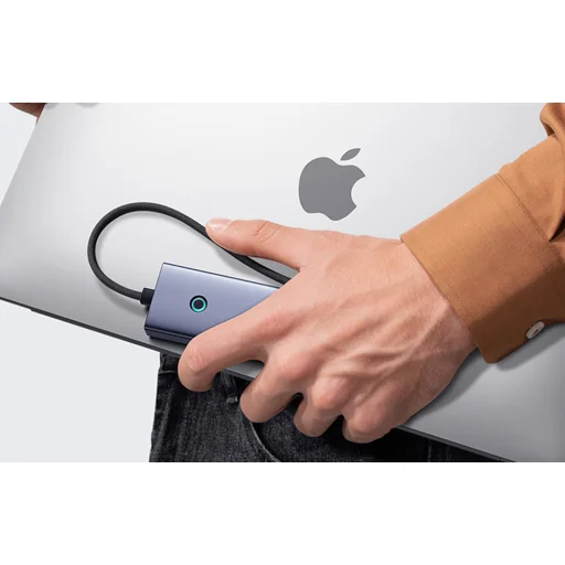 Baseus UltraJoy 4 az 1-ben Hub USB-A+4xUSB 3.0 (szürke) - 12