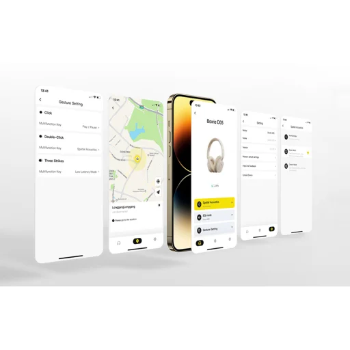 Baseus Bowie D05 Wireless Headphones Bluetooth 5.2 (golden rose) - 14