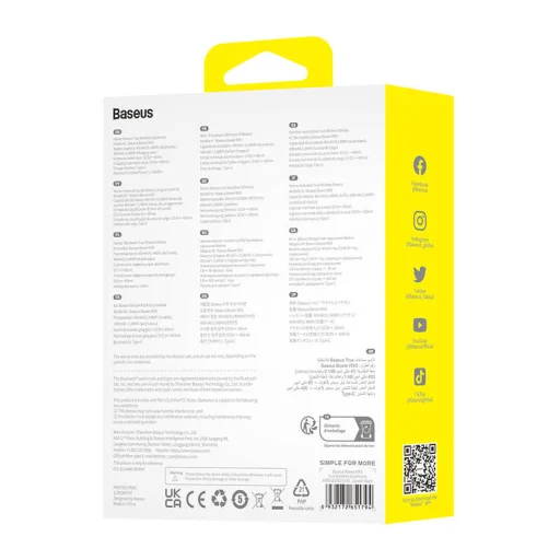 Baseus Bowie WX5 TWS Fülhallgató (fekete) - 8