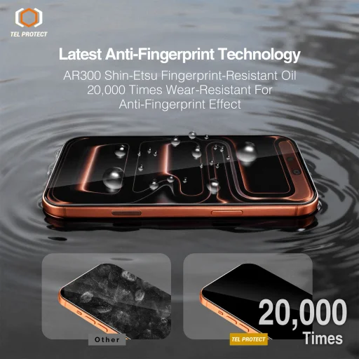 Edzett üveg Tel Protect 10X HD DLC gyémánt bevonattal iPhone 16 Pro Max üvegfólia - 12