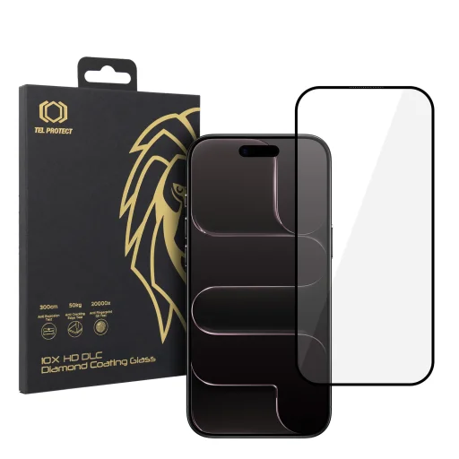 Tel Protect 10X HD DLC Gyémánt Bevonat iPhone 17 Air üvegfólia - 1