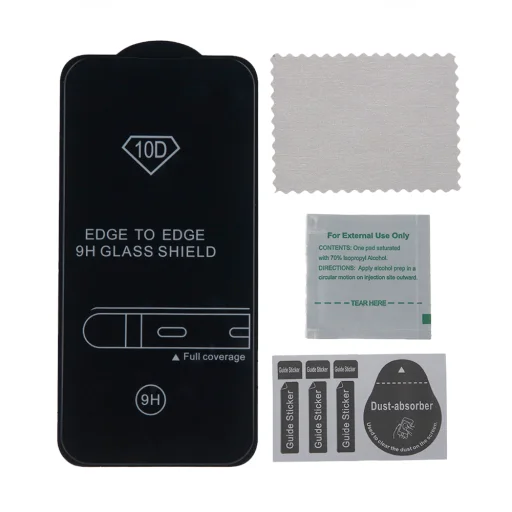 10D üvegfólia Samsung Galaxy S24 FE-hez fekete kerettel - 2