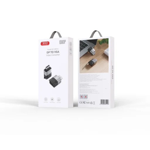 XO adapter GB016 Displayport - VGA szürke - 2