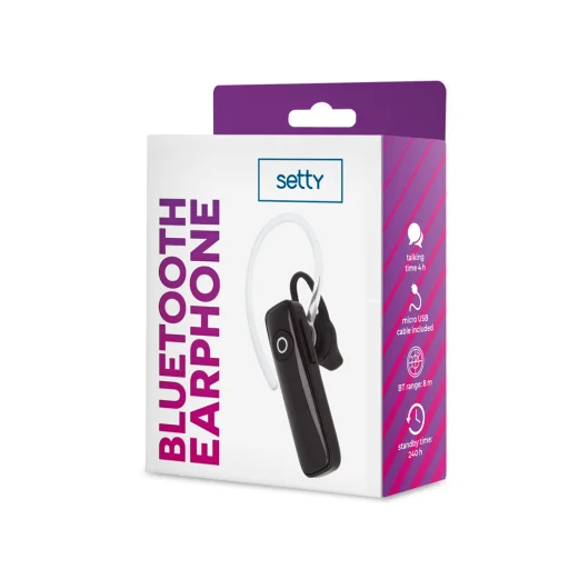 Setty Bluetooth fülhallgató SBT-01 fekete - 2