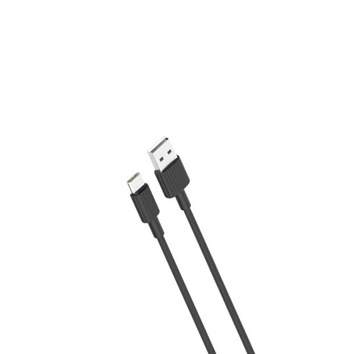 XO NB156 USB - USB-C kábel 1,0 m 2,4A fekete - 1