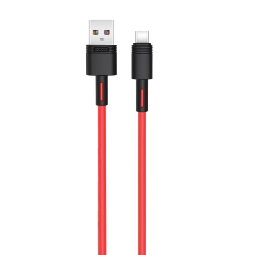USB-C kábel XO NB-Q166 1,0 m 5A piros - 1