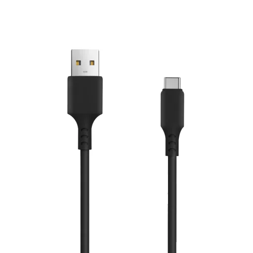 Setty autós töltő 1x USB 2,4A fekete + USB-C kábel 1,0 m - 4