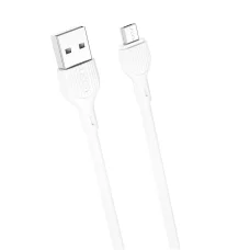 XO NB200 USB - microUSB 1,0m 2.1A fehér
