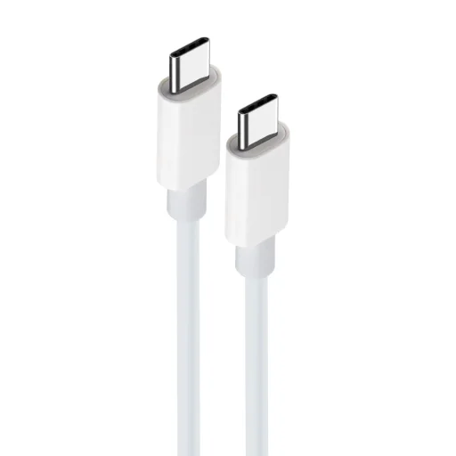 Maxlife USB-C - USB-C kábel 2,0 m 100W fehér - 1
