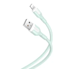 iPhone zöld Lightning USB kábel XO NB212 1,0 m 2,1A