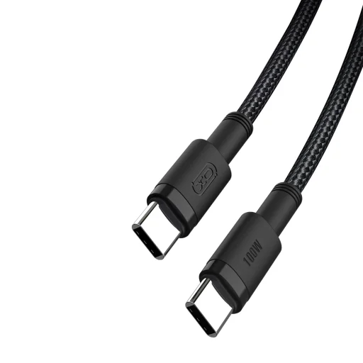 XO NB-Q199 PD USB-C - USB-C 1,5m 100W kábel fekete - 1
